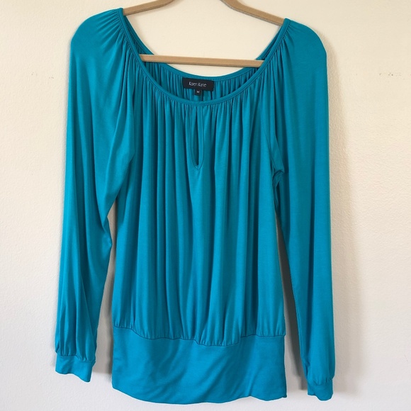 Karen Kane Tops - Karen Kane Turquoise Top